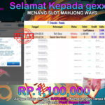 BUKTI JACKPOT SLOT MAHJONG WAYS TERPERCAYA DI INDONESIA TGL 13-05-2025