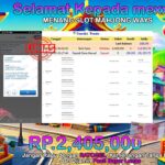 BUKTI JACKPOT SLOT MAHJONG WAYS TERPERCAYA DI INDONESIA TGL 03-06-2025