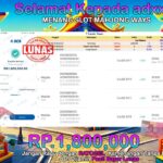 BUKTI JACKPOT SLOT MAHJONG WAYS TERPERCAYA DI INDONESIA TGL 24-06-2025