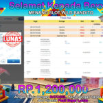 BUKTI JACKPOT SLOT WILD BANDITO TERPERCAYA DI INDONESIA TGL 07-07-2025