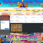 BUKTI JACKPOT SLOT SUGAR RUSH 1000 TERPERCAYA DI INDONESIA TGL 25-07-2025