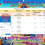 BUKTI JACKPOT SLOT MAHJONG WAYS TERPERCAYA DI INDONESIA TGL 18-07-2025