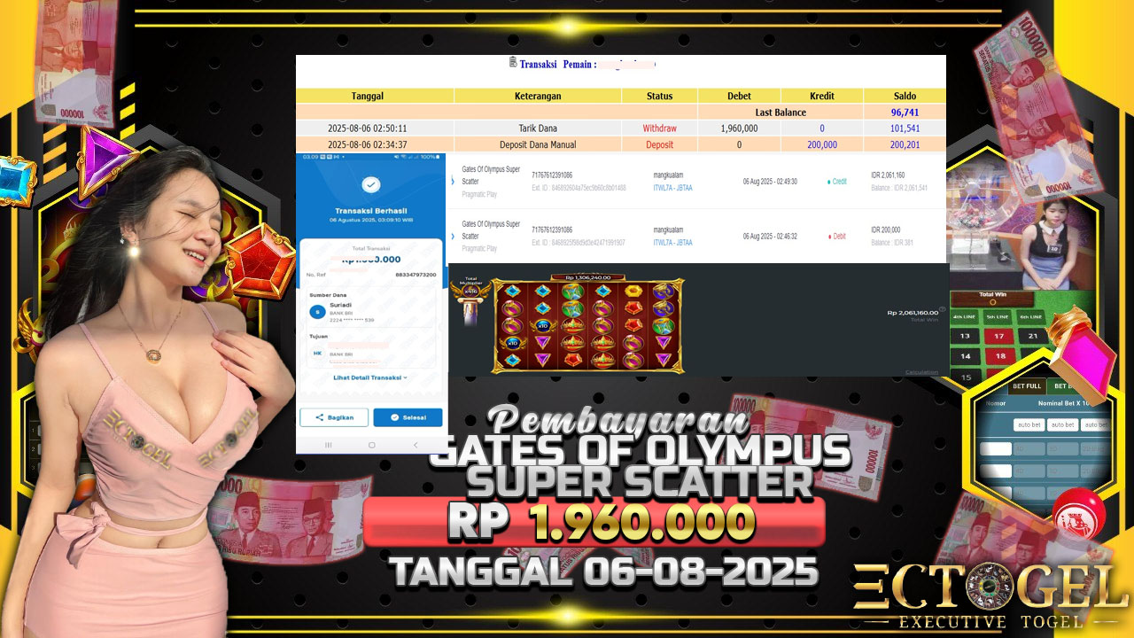 BUKTI JACKPOT SLOT WILD BOUNTU SOHWDOWN TERPERCAYA DI INDONESIA TGL 06-08-2025