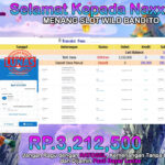 BUKTI JACKPOT SLOT WILD BANDITO TERPERCAYA DI INDONESIA TGL 09-08-2025