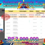 BUKTI JACKPOT SLOT WILD BOUNTY SHOWDOWN TERPERCAYA DI INDONESIA TGL 15-09-2025