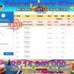 BUKTI JACKPOT SLOT PG SOFT LUCKY NECKO TERPERCAYA DI INDONESIA TGL 28-09-2025