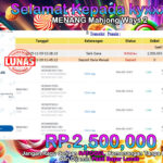 BUKTI JACKPOT MAHJONG WAYS 2 TERPERCAYA DI INDONESIA TGL 09-11-2025