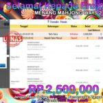 BUKTI JACKPOT SLOT MAHJONG WAYS 2 TERPERCAYA DI INDONESIA TGL 25-11-2025